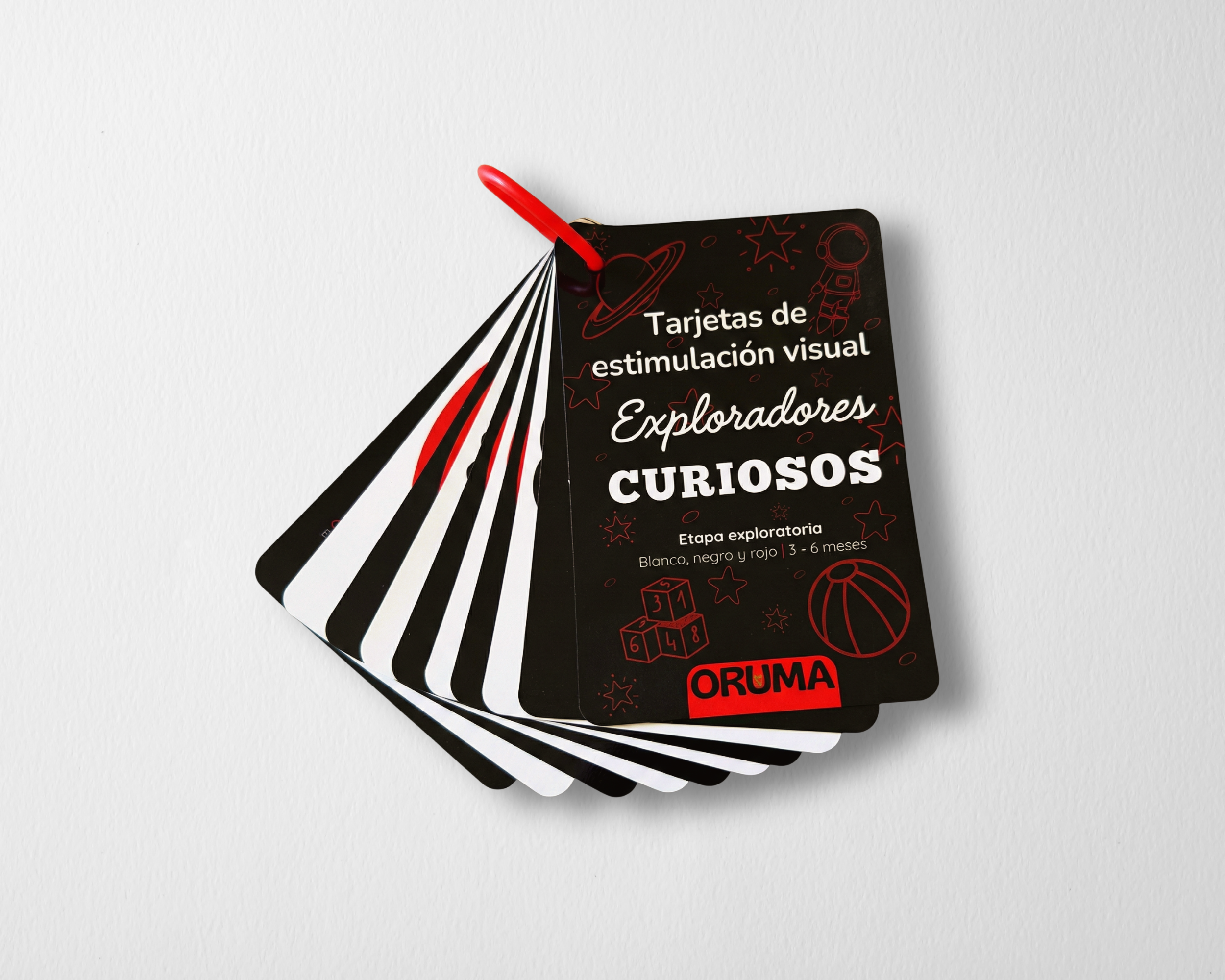 ORUMA | Cartas Contraste (3-6M) B/N/R