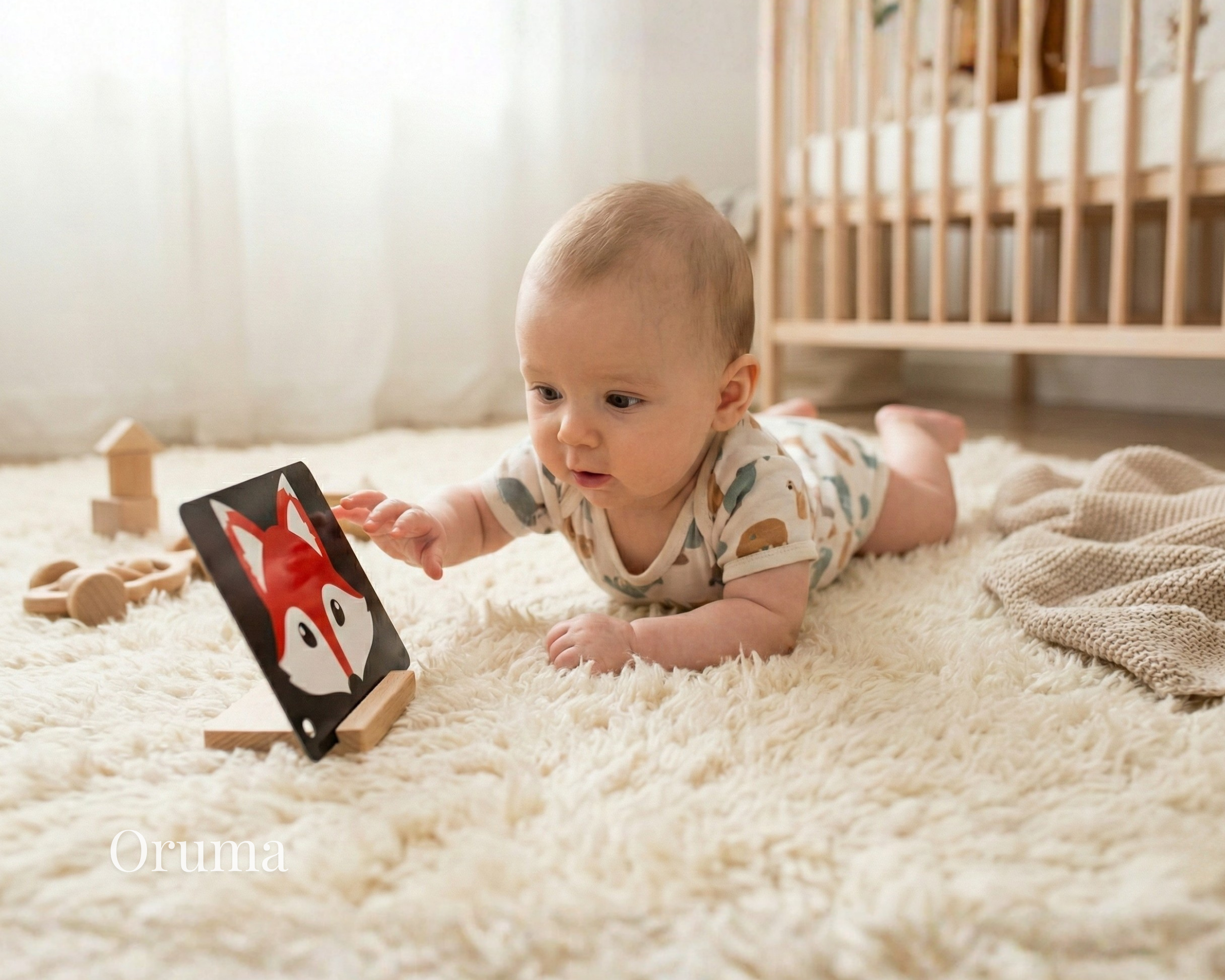 ORUMA | Cartas Contraste (3-6M) B/N/R