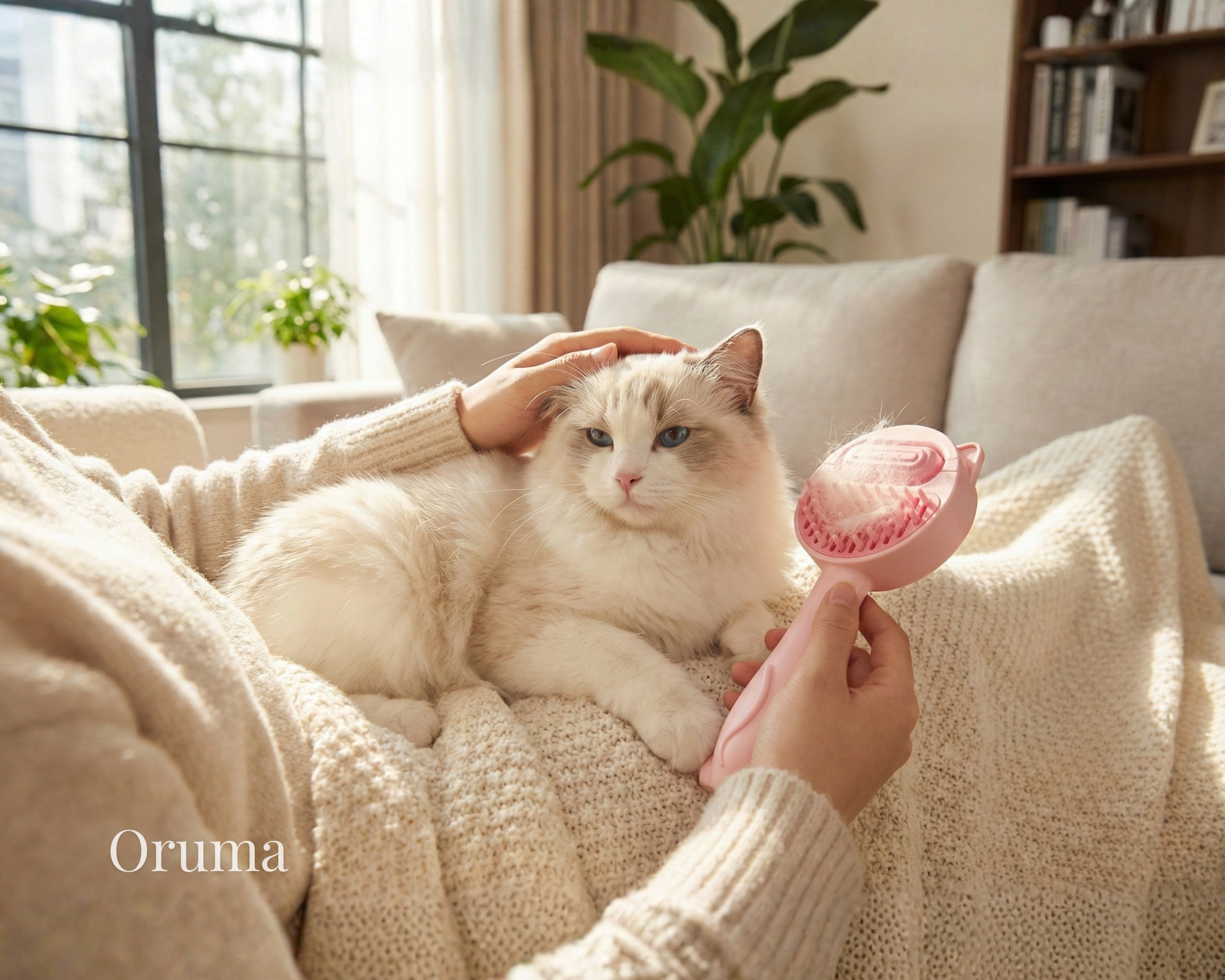 ORUMA | Cepillo Gato (Autolimpiable)