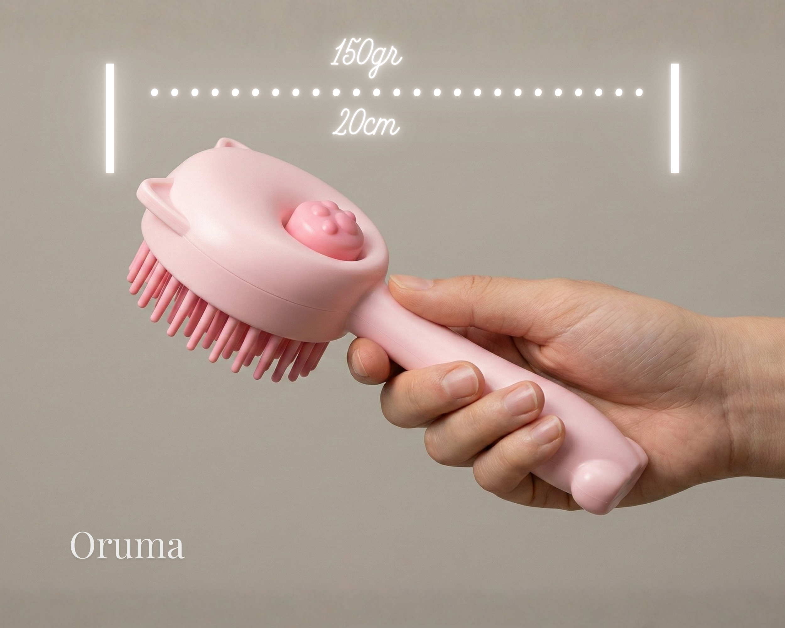 ORUMA | Cepillo Gato (Autolimpiable)