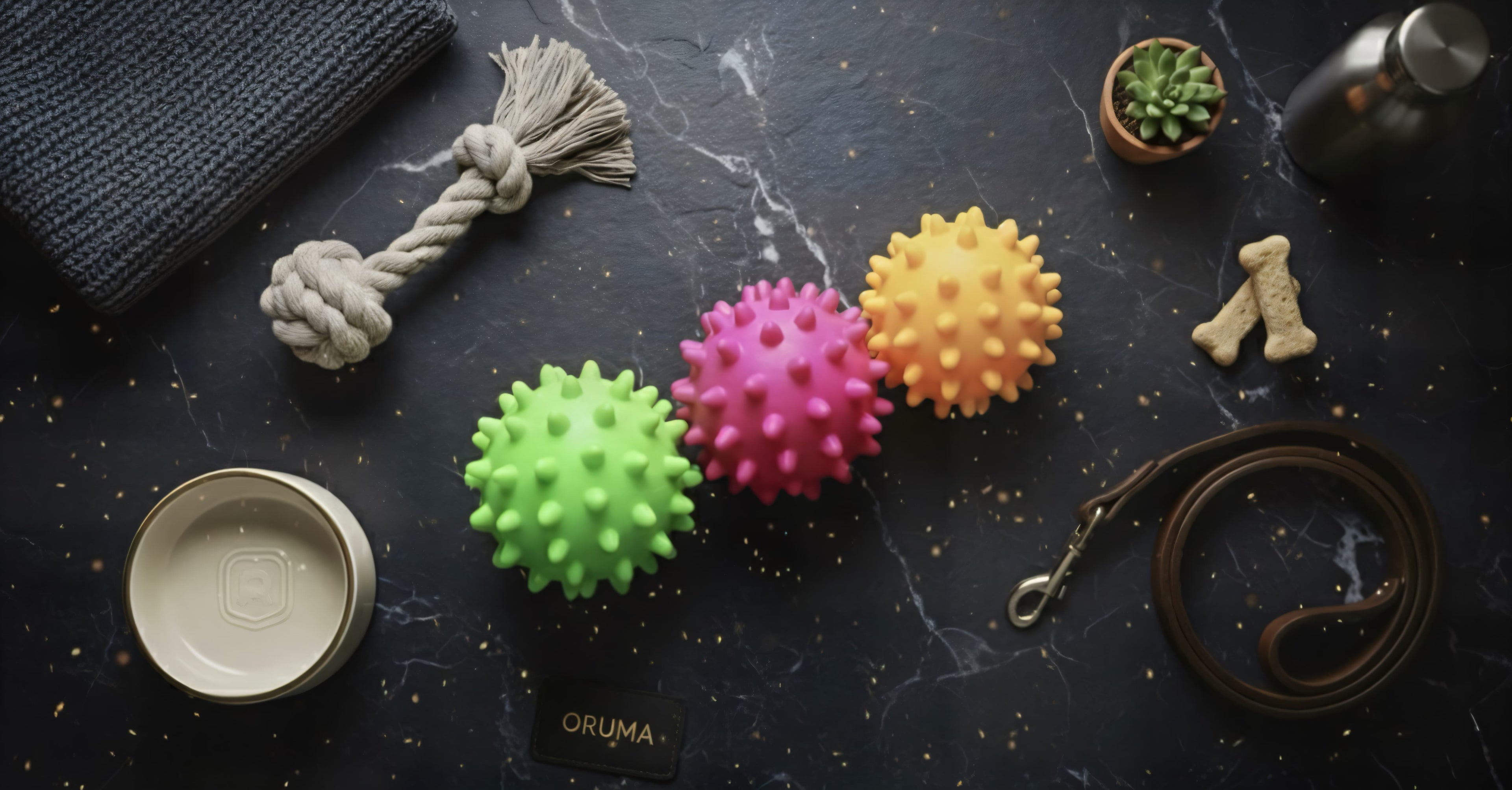 ORUMA | Pelota Perro (Púas) | Masticación